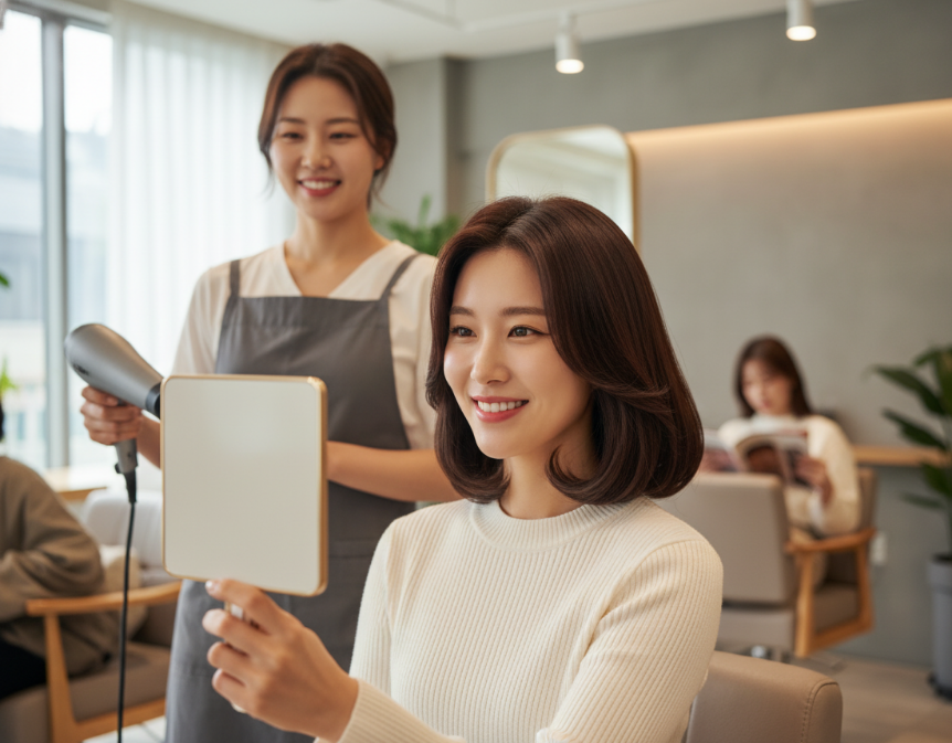 인생 단발 찾았어요… 살롱 루미나 인정