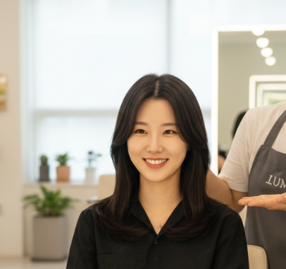 첫 방문인데도 제 머리를 오래 본 것처럼 딱 맞춰줌